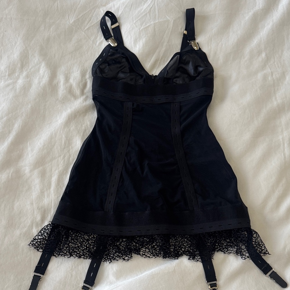 Leg avenue teddy Lingerie with garters and lace